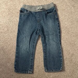 The Children's Place Blue Jeans with Gray Waistband